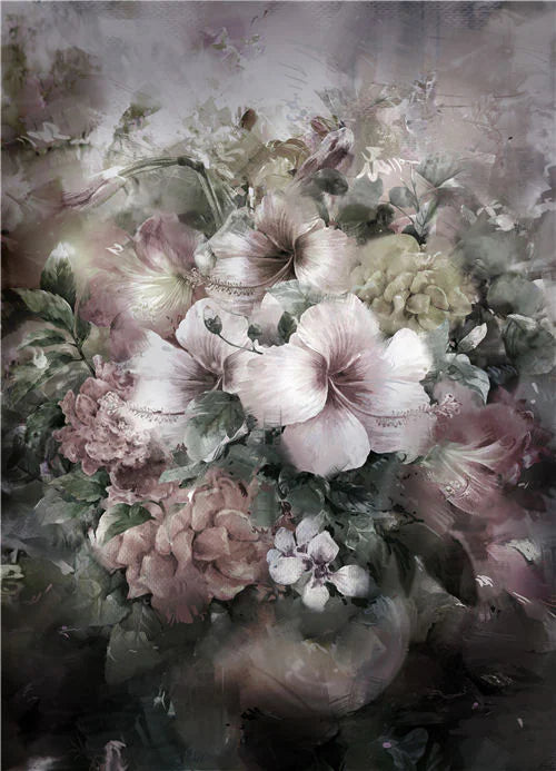 Flower & Woman Paint By Numbers Kit